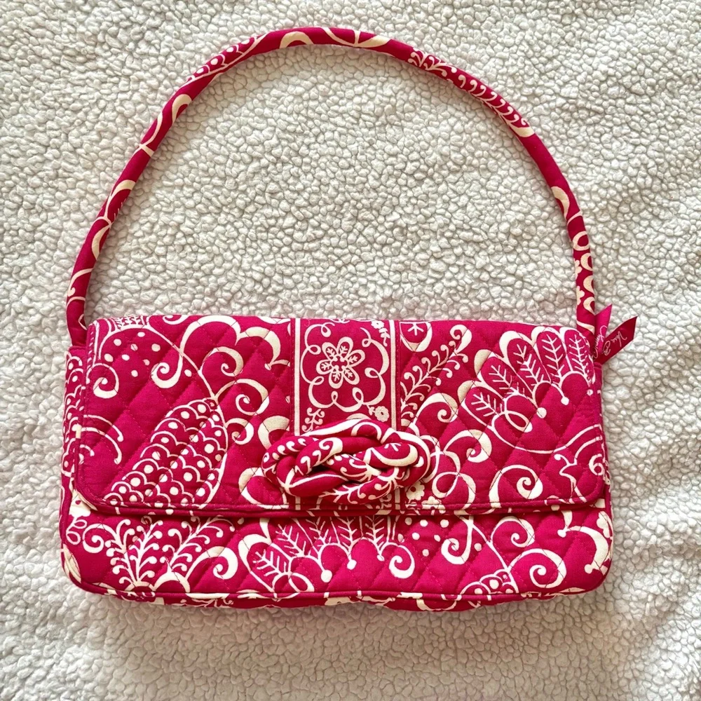 Vera Bradley Pink Clutch - Picture 1 of 12
